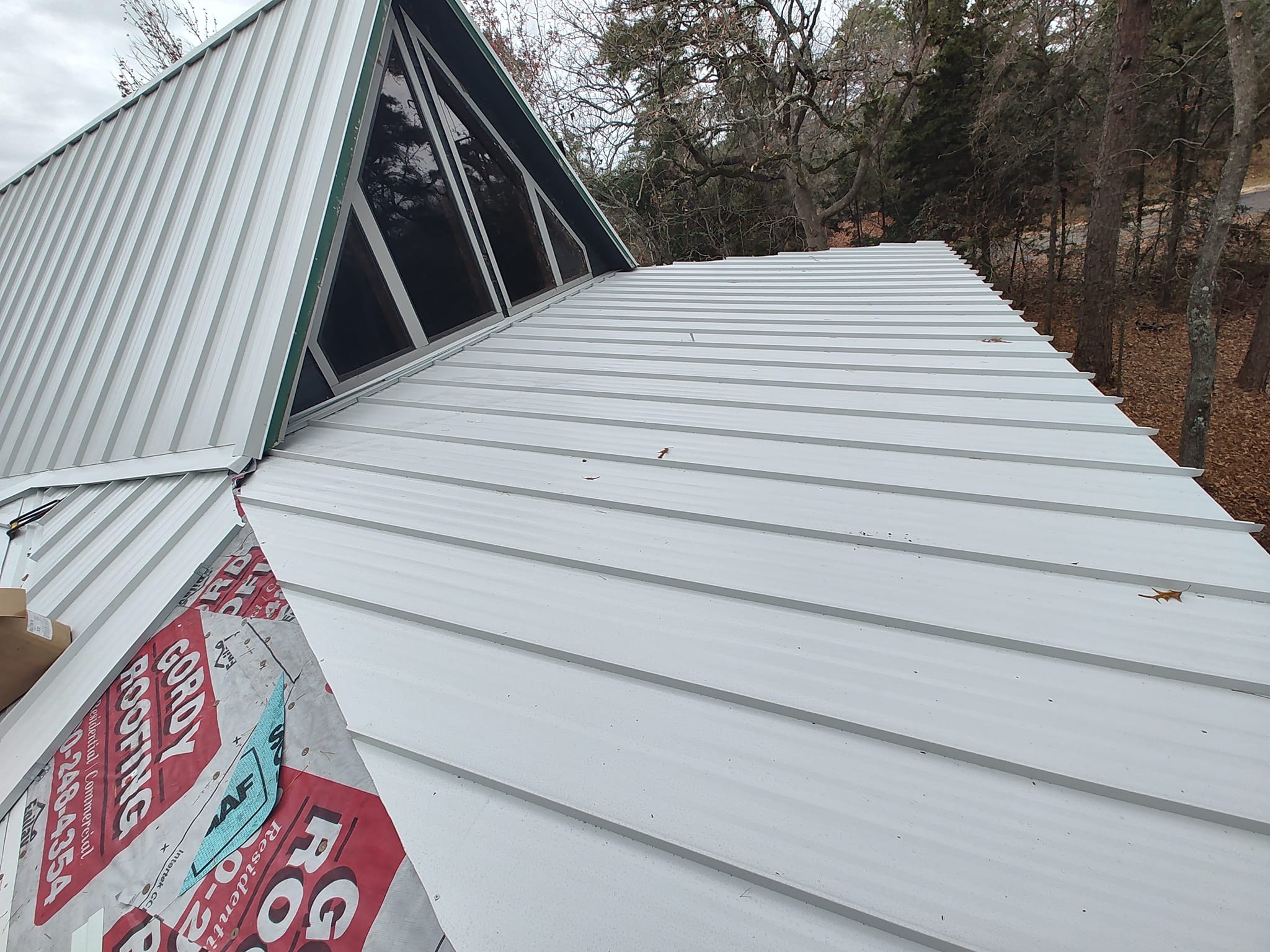 West Forest Hills roof replacement detail in Longview, TX